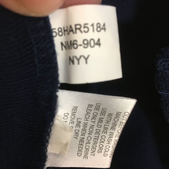 Carl Banks L Glitter Yankees Bomber Jacket Metallic Thread Genuine Merchandise - Picture 8 of 8